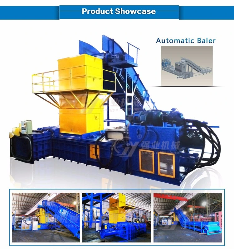 Automatic Horizontal Two RAM Baler for Waste Plastic Pet Bottle