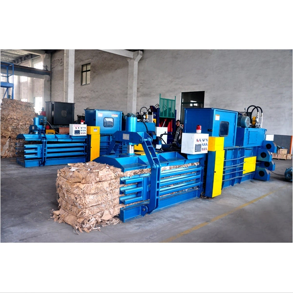 Horizontal Waste Paper Waste Rubber Tyre Baler Plastic Film Baler