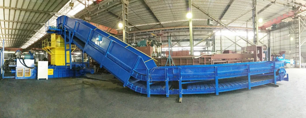 Fully Automatic Horizontal Plastic Bottle Metal Scrap Aluminum Can Baler