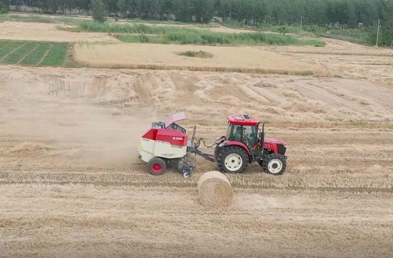 Fmworld Round Baler 9ygq-1000A, Pickup with 2.1m, Equipped with Double Guide Tyres