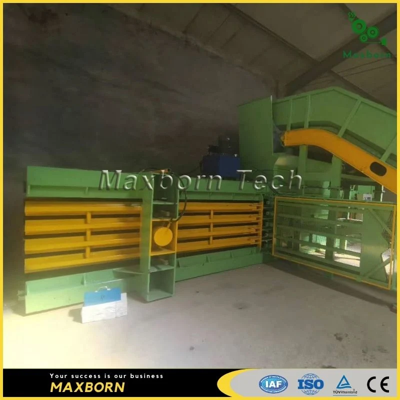 China Plastic Baler Machine for Plastic Recycling Pet Bottle Baling Press Machine Price