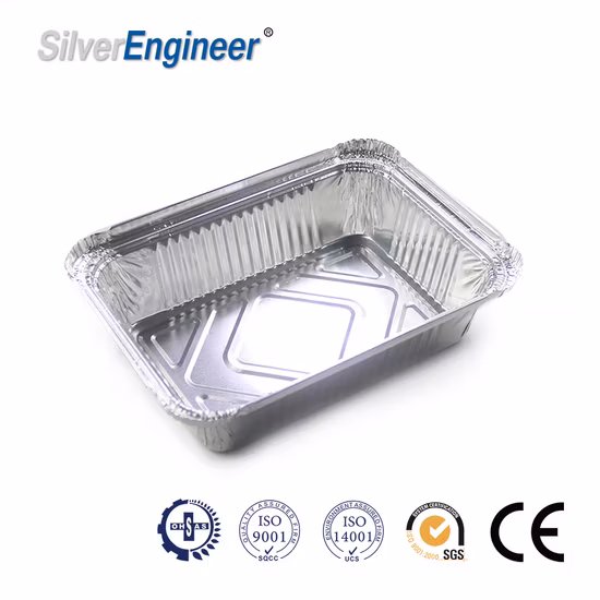 Chaîne de production jetable de récipient de papier d'aluminium de cuisine Garantie réussie Silverengineer 5 ans