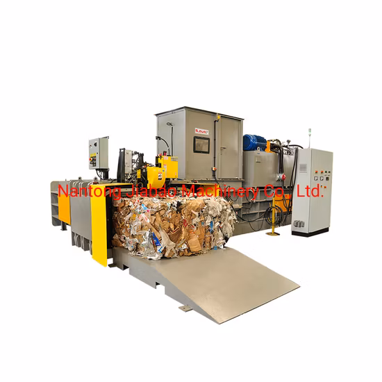 Presse à papier et plastique horizontale automatique à double RAM