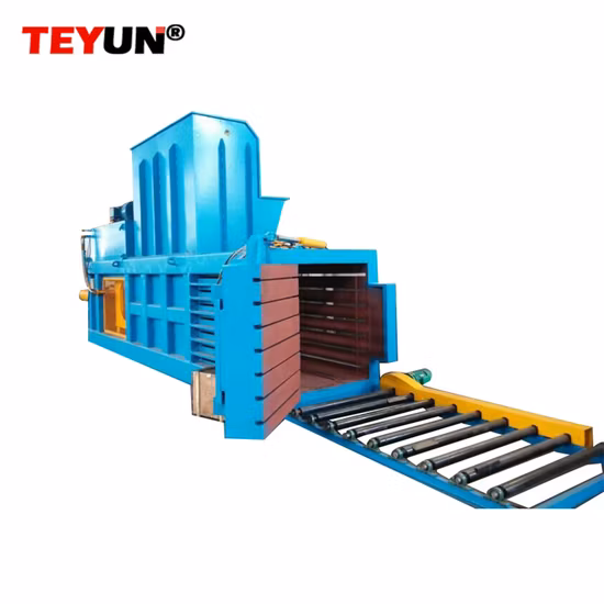 Presse à balles automatique en carton de haute qualité Teyun pour le recyclage