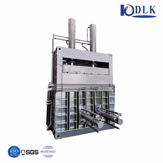 Personnalisation de base verticale de presse à balles de la machine Y82-250 de presse à balles d'emballage en plastique de tissu hydraulique