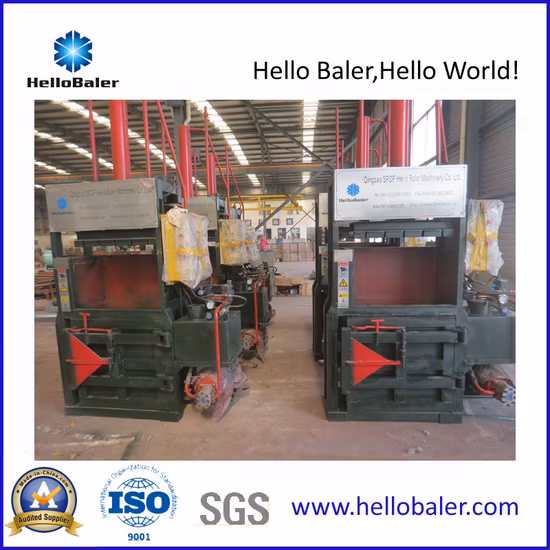 Presse à balles hydraulique verticale pour emballer le travail de coton/fibre avec la machine d'ouverture