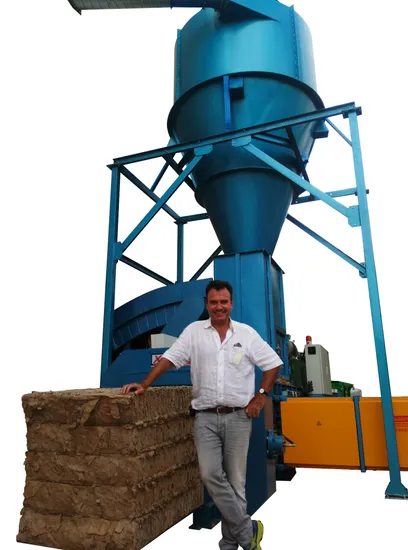 Presse à balles hydraulique pour vêtements et textiles