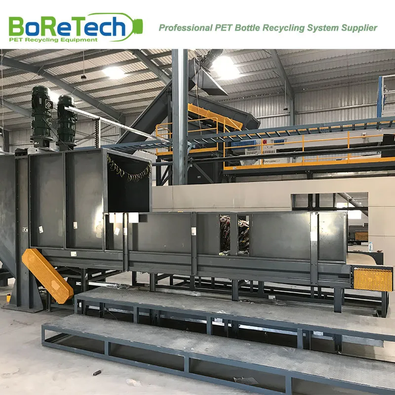 De-Baler avec technologie efficace de rupture de balles en plastique pour ligne de lavage de bouteilles PET de qualité B à B